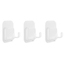 베이직 면도기 걸이, 화이트, 3개