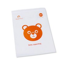 그린비닐 캐릭터 지퍼백 흰색 13 x 18 cm, 200개