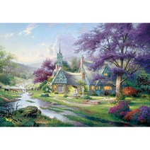 시게탑이 있는 집 직소퍼즐 PL2106, 혼합색상, 2000피스