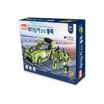 디고블럭 레이싱카 레고호환블록 Z12, 혼합색상