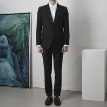 하이후 남성용 클래식 슬림 싱글 정장세트