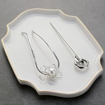 핸날 여신 메탈 진주 비녀 2종 세트