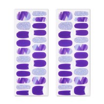 벨랑시 리얼 젤 네일 스트립 프리미엄 네일스티커 22p, 아쿠아마린브러시, 2개