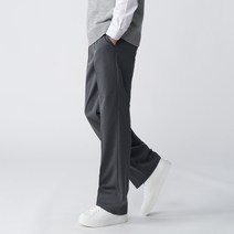 팀스핏 남성용 빅사이즈 밴딩 세미 와이드핏 슬랙스