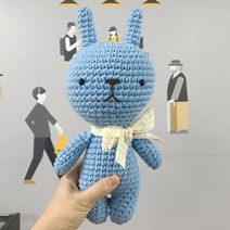 아이한코 뚱이 코튼 Big 코바늘 뜨개질 손뜨개 DIY인형세트, 1세트, 007 스카이