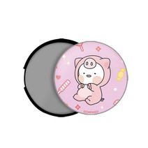 옴팡이 애니모어 베리 스마트톡 싱글플레이트 세트, 꿀꿀팡, 1세트