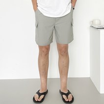 가비진 남성용 여름 시원한 스판 밴드 카고 반바지 v142가인