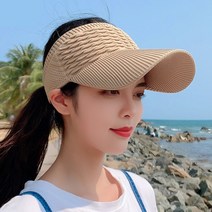 보나라온 여성용 썬캡 메쉬 챙모자