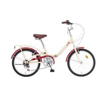 삼천리자전거 20 링크 2023년식 7단 접이식 자전거, 138cm, 아이보리