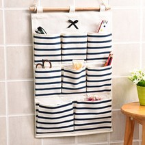 마켓에이 홈테리어 벽걸이 다용도 포켓 수납함 8칸 2p, 블루