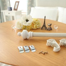 레인보우하우스 커튼 악세서리 찰스 커튼봉 커튼봉 13자, 아이보리