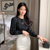 베니토 플린 레이스 블라우스