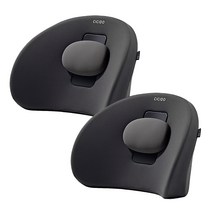 카템 CICIDO 에그 등쿠션 CT290, 블랙, 2개