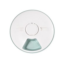 언더독 강아지 원형 자동 급식기 6구, 에메랄드, 1개