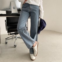 여성용 마이노 세미와이드 롱 청바지 cppt11208k2b