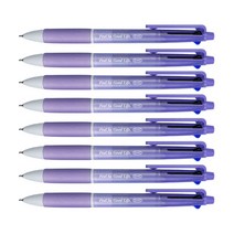 플레픽 3웨이 스쿨 멀티볼펜, 8개, 퍼플