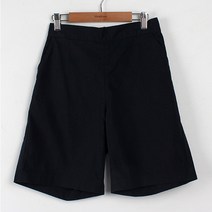 빼빼 여성용 피크 허리뒷밴딩 면스판 반바지
