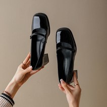JCP 레트로 애나멜 메리제인 펌프스