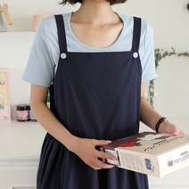 빼빼 여성용 바이오워싱 넓은 U넥 스판 반팔 티셔츠