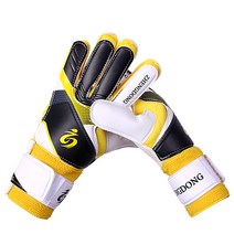충격흡수에 강한 풋살 축구 골키퍼장갑 글러브 양쪽착용, 옐로우