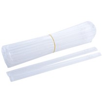 개별포장 롱일자 일반 빨대 투명 7Ø x 21 cm, 500개입, 1개