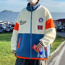 남성용 블랙101 네스터 컬러배색 야구점퍼 FC-2318972