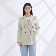 미쏘 여성용 테일러드 더블 자켓