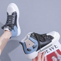 뮤베아 여성캔버스하이탑 스니커즈 WS507