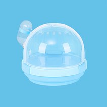 펫플로우 UFO 모양 햄스터 하우스 햄스터 집, 블루, 1개