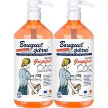 부케가르니 에코 1종 주방세제 자몽향, 1000ml, 2개