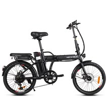 모토벨로 PAS 350W 36V 8Ah 전기자전거 G8, 스틸 합금, 블랙