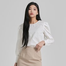 미쏘 볼륨소매 빅커프스 블라우스