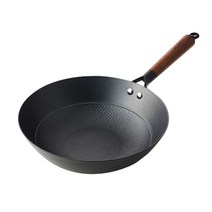 바오먼트 무쇠 주물 웍, 1개, 24.5cm