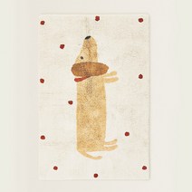 슬로우데코 포근 미니멀 발매트, 강아지