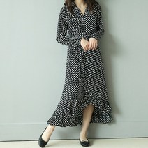 비나인 여성용 페어홀랩원피스