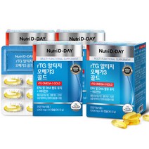뉴트리디데이 rTG 알티지 오메가3 골드 PTP, 30.12g, 4개