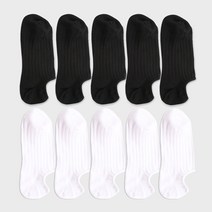 삭스더랭귀지 남성용 데일리 골지 페이크 삭스 2종 x 5p 세트