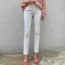 여성용 베이직 일자핏 밴딩 팬츠 #79294