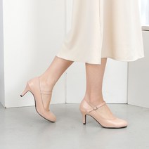 잠비 여성용 쿼카 수제화 메리제인 힐 7cm