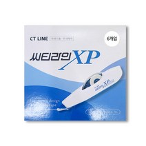 씨티라인 XP 펜타입 수정테이프 5mm x 7m, 혼합색상, 6개