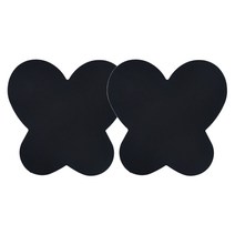 마켓A 셀프 네일 도구 실리콘 팔레트, 2개, 블랙나비