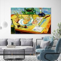 백앤아트 그림 캔버스 액자 18 화판 물개기름 양초가 있는 정물화