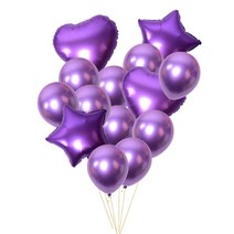 정월나나 기념일 이벤트 생일 파티 풍선세트, 스타일 10(퍼플), 1세트