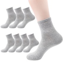 골드만싹스 남성용 스포츠 2중 바닥 밴딩 양말 8켤레, 그레이