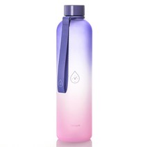 미쓰달봉 트라이탄 시간 눈금 안개 보틀, 그라데이션 퍼플, 1L