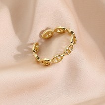 여성용 디아더컬러 14K 고퀄리티 큐빅 체인 실 애끼반지 DW_103