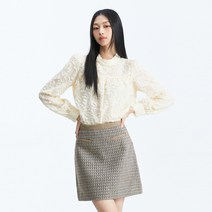 미쏘 여성용 반하이넥 블라우스