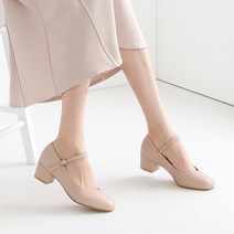 멜팅나인 여성용 메리제인 통굽 펌프스 LP4015