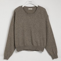 트위 여성용 르브아 라쿤 울 라운드 니트 tnt0301