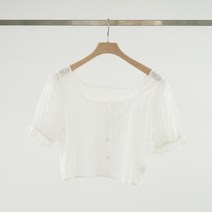 노프라 메이 블라우스 아이보리 FREE